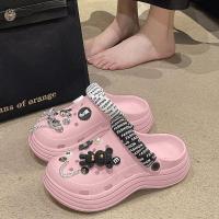 ราคา Walkon สินค้าแนะนำ รองเท้าแตะแฟชั่น สำหรับผู้หญิง แบบหัวโต ทำจากวัสดุยางอย่างดี ทนทาน ลุยน้ำ ลุยฝน คือได้หมด สวมใส่สบาย (26650285872)