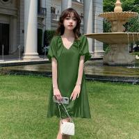ราคา Walkon ขายดีมาก ชุดเดรสแฟชั่น เดรสแขนจั๊ม ผ้านิ่มไม่ร้อน เดรสสไตล์เรียบหรูดูคุณหนูเป็นทีสุด ใส่เที่ยวหรือใส่ทำงานก็ดูดี (27812679390)