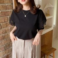 ราคา Walkon สุดน่ารัก เสื้อแฟชั่นผู้หญิงเสื้อแฟชั่นแขนพองเสื้อผ้าผู้หญิงคอกลม เสื้อแขนทรงโคมไฟแขนมีลายลูกไม้สุดน่ารัก เนื้อ (27514999271)