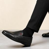 ราคา Walkon รองเท้ายางผู้ชายสไตล์นักธุรกิจ งานแฟชั่น พื้นกันลื่น ทนทาน แบบสวม เหมาะกับการใส่ทำงานออฟฟิศ (46207626437)
