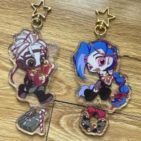 ราคา League of Legends อะนิเมะพวงกุญแจผู้หญิง Arcane อะคริลิค key chain man Jinx key แหวนจี้เครื่องประดับอุปกรณ์เสริมของขวัญเพื่อน (28620904156)