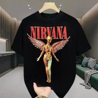 ราคา เสื้อยืดแฟชั่นผู้ชาย คอกลม แขนสั้น ผ้าไหมตาข่าย พิมพ์ลาย стильเก๋ สินค้ายอดนิยม พร้อมส่งทันที (43557630014)