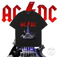 ราคา เสื้อยืดพิมพ์ลาย AC DC สำหรับหนุ่มสาว สตรีทสไตล์ ไซส์ S 4XL (41565464080)
