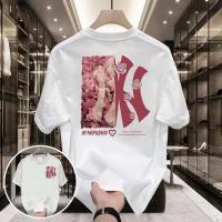 ราคา เสื้อยืดคอกลมแขนสั้นเสื้อผ้าแฟชั่นเสื้อผ้ายอดนิยมเสื้อผ้าคุณภาพสูงสไตล์เกาหลีใส่สบาย (29479148650)