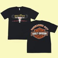 ราคา Carabao Harley Davidson Carabo Commander Level One Pieces Thunder Mirrors Shirts เสื้อยืด (29374071653)