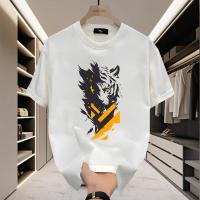 ราคา ที ลายเสือ สตรีทฮิปฮอปแฟชั่นสไตล์ เสื้อยืดผ้าฝ้ายแท้คอกลม เสื้อยืดผู้ชายผู้หญิงอินเทรนด์ (29028999350)