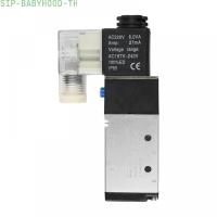 ราคา New Arrival 4V210 08 Solenoid Valve AC 220V 5 Way 2 Position 1 4 BSPT for Mechanical Devices (56107285017)
