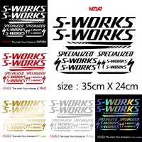 ราคา การลดราคาครั้งใหญ่ Specialized S WORKS สติกเกอร์รูปลอกสําหรับจักรยานเสือภูเขา จักรยานเสือหมอบBABYHOOD TH (28172165311)