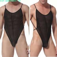 ราคา BIG DISCOUNTS บอดี้สูท ชุดนอนเซ็กซี่เชียร์แขนกุดเปลือย Clubwear ชุดชั้นในเกย์ (27825988739)