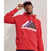 ราคา Superdry Mountain Sport Graphic Hoodie Risk Red (28994621944)