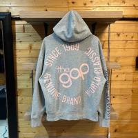 ราคา gap logo grey hoodie (26485144348)