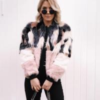ราคา bershka women s faux fur jacket (24590702162)