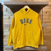 ราคา vintage nike spellout hoodie yellow (23464240150)