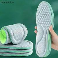 ราคา เวลา 2PCS ฟุต Orthopedic Shoe Sole Running Soft Memory Foam Insoles สําหรับรองเท้าผู้ชายผู้หญิงระงับกลิ่นกายดูดซับเหงื่อนวดพื้นรองเท้ากีฬา TH (57258859044)