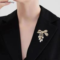 ราคา เข็มกลัดโบว์ครีเอทีฟ เพชรสังเคราะห์และไข่มุก สำหรับตกแต่งเสื้อผ้าผู้หญิง (55508785911)