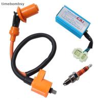ราคา เวลา คอยล์จุดระเบิดแข่ง หัวเทียน กล่อง CDI สําหรับ GY6 50cc 150cc เครื่องยนต์ 4 จังหวะ ATV TH (49957847862)