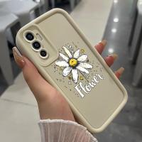 ราคา เคสสำหรับ VIVO V23E 4G V23E 5G Y75 เคสโทรศัพท์ดอกไม้สามสีซิลิโคนกันกระแทก (54552123701)