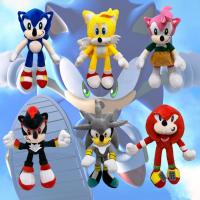 ราคา ของเล่นตุ๊กตาโซนิคเม่น ตุ๊กตาสัตว์หัวโตน่ารัก หมอนกอดนุ่ม ของขวัญสําหรับเด็ก นักเล่นเกม และพัดลมโซนิค (41429068770)