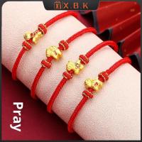 ราคา สร้อยข้อมือถักลายม้าปีสีแดง สไตล์ Louis สำหรับผู้หญิง เครื่องประดับทันสมัยและเป็นของขวัญปีใหม่ที่เหมาะเจาะ (48208996666)