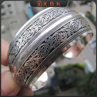 ราคา กำไลข้อมือทิเบตเงิน สไตล์โทเทม อันติก เครื่องประดับสำหรับผู้หญิง (45759001633)