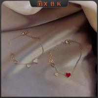 ราคา XBK สร้อยข้อมือและจี้สไตล์เกาหลี ออกแบบเป็นรูปหัวใจและเพชรสุดหรู เหมาะสำหรับของขวัญวันเกิด (29344603809)