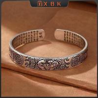 ราคา XBK สร้อยข้อมือเงิน 925 ออกแบบสไตล์จีน กับพุทธภิมณฑล Pixiu และเหรียญ Retro ทองแดง (54308985802)