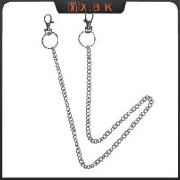 ราคา XBK Punk Hiphop เข็มขัดแฟชั่นสำหรับกางเกงยีนส์ และสร้อยเอวโซ่โลหะ (56909050492)