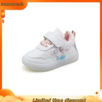 ราคา รองเท้ากีฬา ลายการ์ตูนเจ้าหญิง แบบเรืองแสง สีขาว แฟชั่นสําหรับเด็กผู้หญิง (51558454266)