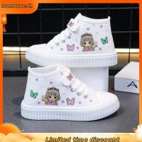 ราคา รองเท้าผ้าใบคอนเวิร์สข้อสูง ลายเจ้าหญิงสำหรับเด็กผู้หญิงCV ร้านไทยพร้อมส่ง (48458555901)