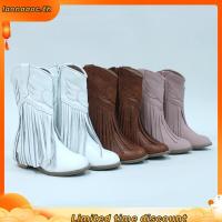 ราคา รองเท้าสไตล์คาวบอยสำหรับเด็ก แบบไมโครไฟเบอร์ มีซิปริมข้างและพู่ เหมาะสำหรับหน้าหนาว (48409162227)