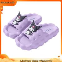 ราคา สลีปเปอร์ สลิปเปอร์ รองเท้าแตะลายการ์ตูน Kuromi สำหรับสาวๆ ใส่ง่ายทั้งในบ้านและนอกบ้าน สไตล์น่ารักสำหรับฤดูร้อน (45408479969)