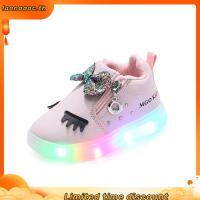 ราคา รองเท้าผ้าใบเด็ก 1 6 ปี ออกแบบใหม่ ระบายอากาศได้ดี มีไฟ LED และโบว์พลอยเทียม (47458293206)