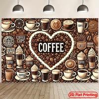 ราคา แบนเนอร์พื้นหลังโพลีเอสเตอร์ศิลปะกาแฟ 1 ชิ้น การออกแบบรูปหัวใจบรรจุเมล็ดกาแฟและเครื่องชงกาแฟต่างๆเหมาะมากสําหรับการถ่ายภาพตกแต่งผนังในร่ม กลางแจ้งปาร์ตี้และสดพิมพ์แบน 2ง (57055293077)