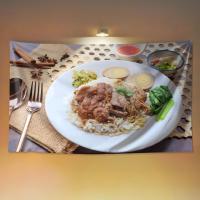 ราคา เท้าหมูไทยข้าวพรมพรมร้านอาหารไทยหมูฟุตร้านอาหารร้านพิเศษนอกคืนโรงอาหารแผงขายขนมธุรกิจใช้สําหรับเก็บนุ่มและแสดงแบรนด์ผ้าโฆษณากูร์เมต์เทศกาลปาร์ตี้ท่องเที่ยวพื้นร (52406643542)