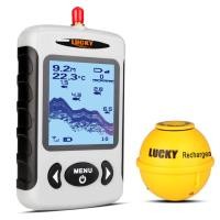 ราคา LUCKY Professional Wireless Portable Sonar Fish Finder Dot Matrix สำหรับการตกปลาระดับมืออาชีพ (48456227186)