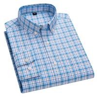 ราคา เสื้อเชิ้ตผู้ชายสไตล์เกาหลีลําลอง 100 สําหรับผู้ชายลายสก๊อต Oxford (24290946358)