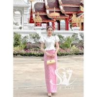 ราคา Sira Siri ชุดผ้าไหม ชุดงานบุญ ชุดไทยเสื้อผ้าไหมอิตาลี ทรงบาร์บี้ แขนตุ๊กตา แต่งชายระบาย ผ้าถุงสำเร็จรูปทอลายสวยๆจ้า (29700877431)