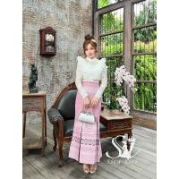 ราคา Sira Siri ชุดไทย ชุดลูกไม้ เสื้อลูกไม้แขนยาว คอจีน แต่งระบาย ลูกไม้ปักเกรดพรีเมียร์ ผ้าถุงสำเร็จรูปทอลายสวยๆ ไฮโซมากจ้า (42817885499)