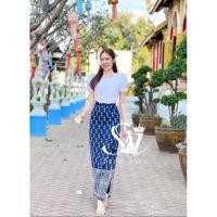 ราคา Sira Siri ชุดไทยเสื้อคอตตอนคอเหลี่ยม แขนตุ๊กตา แต่งกระดุมคู่ ใส่กับผ้าถุงสำเร็จรูปทอลายสวยๆ ตัดเย็บละเอียด อัดกาวอย่างดี (29758582326)