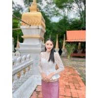 ราคา Sira Siriชุดไทยเสื้อลูกไม้นิ่ม ผ้าลูกไม้ฝรั่งเศส ใส่สบายไม่คัน ผ้าถุงสำเร็จรูปทอลายสวยๆ สวยหรูลงตัวมากจ้า (24713780987)