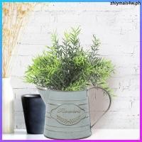 ราคา Rustic Vintage โลหะดอกไม้หม้อเงินแจกันเหล็กสําหรับ Garden และ Home Display zhiymais4w (54307831170)