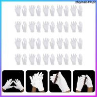 ราคา ถุงมือเครื่องประดับผ้าฝ้าย 16 คู่ถุงมือสีขาวยืดหยุ่นสําหรับนาฬิกาและเครื่องประดับตรวจสอบ zhiymais4w (50558318395)