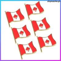 ราคา เสื้อผ้าอุปกรณ์เสริม Canadian Maple Leaf Lapel Pin 6 ชิ้น zhiymais4w (48006587250)
