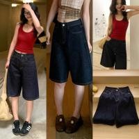 ราคา W9130 กางเกงยีนส์ขาสั้น ขากระบอก ผ้ายีนส์เนื้อดี สีเข้มสวย ทรงสวยมากๆ แฟชั่นเกาหลี TAG WG WE (48507166572)