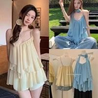 ราคา 1197 สายเดี่ยว ผ้าพริ้วสวย ผ้าทิ้งตัวอย่างดีค่า ยืดหยุ่นได้ แฟชั่นเกาหลี TAG KOREA (41802893905)