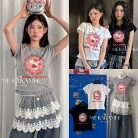 ราคา 2920 เสื้อยืดแขนสั้น ลายคิตตี้ น่ารักมากๆค่า แฟชั่นเกาหลี TAG KOREA (26029536325)