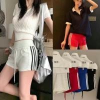 ราคา กางเกงขาสั้น แต่งขอบเป็นสม็อคมีเชือก แต่งแถบด้านข้าง ทรงเกาหลี ทรงน่ารัก แฟชั่นเกาหลี TAG WG WE (29215471698)