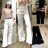 ราคา W7360 กางเกงขายาว ทรงขาม้า ผ้ายืดได้เล็กน้อย ทรงสวยมากค่ะ สีสวยแมทซ์ง่าย ผ้าแฟชั่นเกาหลี TAG WG WE (25397358696)