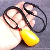 ราคา จี้ที่เรียบง่ายเชือกเส้นเล็กผู้ชายผู้หญิงถักสีแดงสีดําเชือกหยกจี้ทองจี้สร้อยคอเชือก (57607212391)