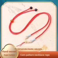 ราคา ธรรมดาหรูหราจี้เชือกจับคู่พระเครื่องทองหยกจี้สร้อยคอเชือกผู้ชายผู้หญิงถักจี้เชือก (43729261401)